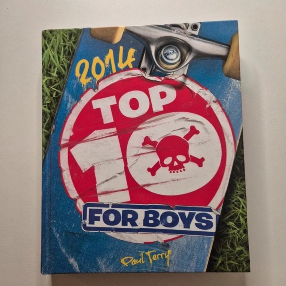 Top 10 For Boys Kids Book - Blue/Red